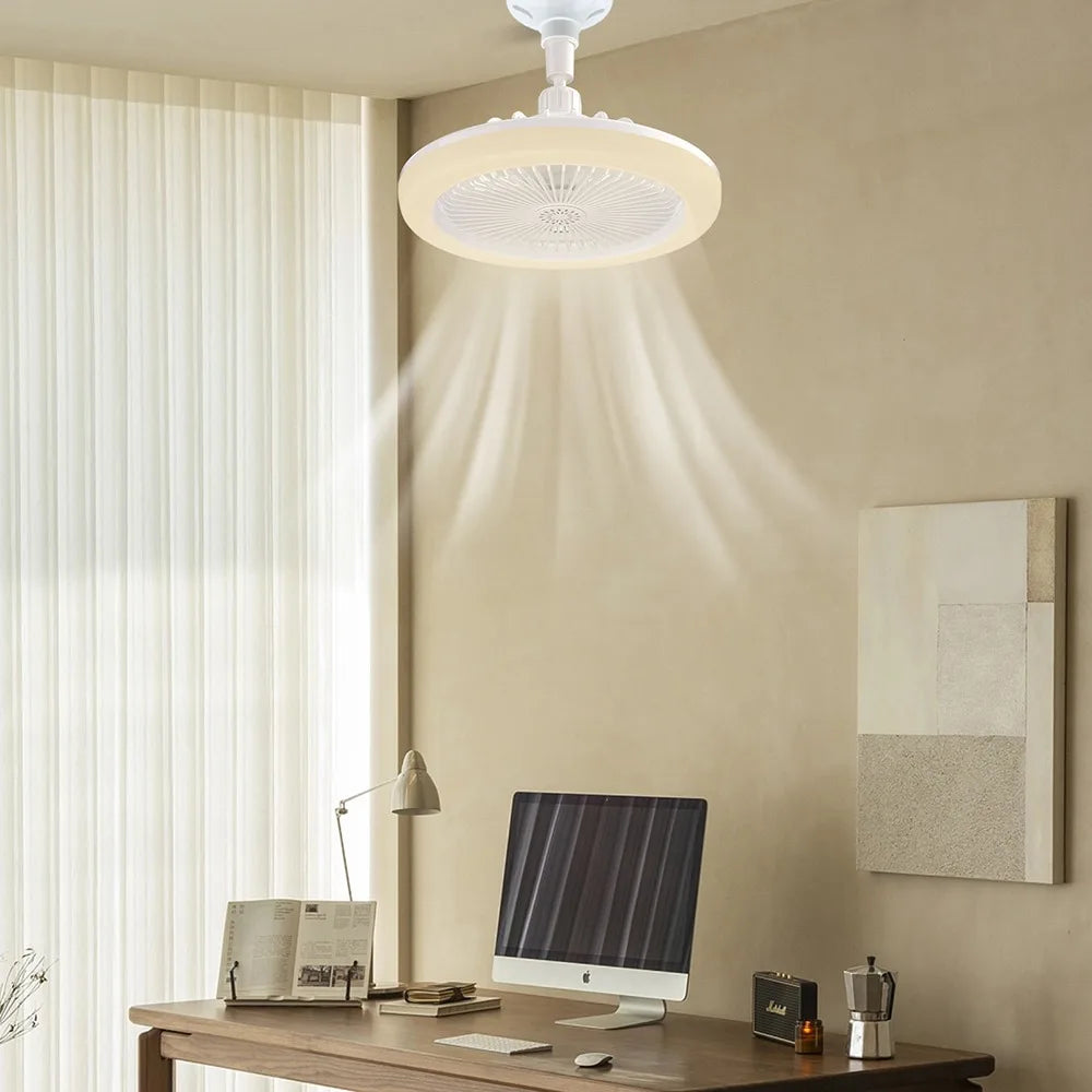 Lámpara LED con Ventilador