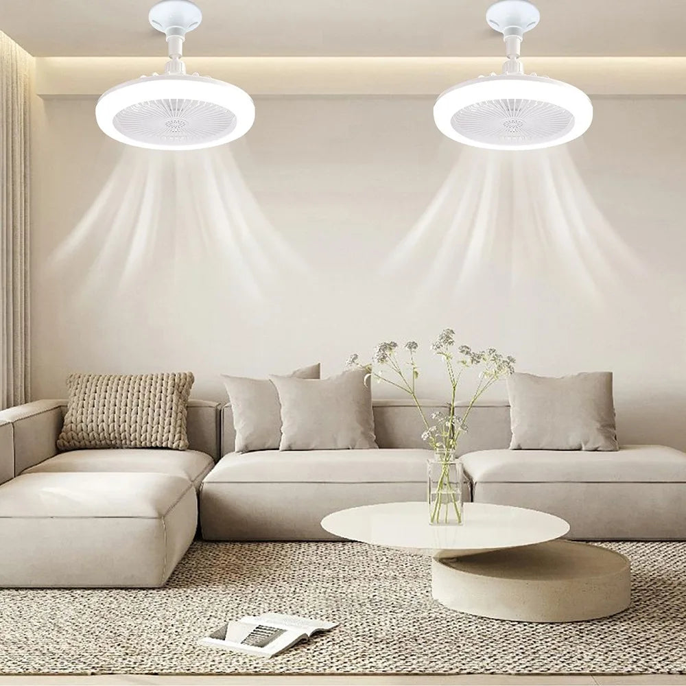 Lámpara LED con Ventilador