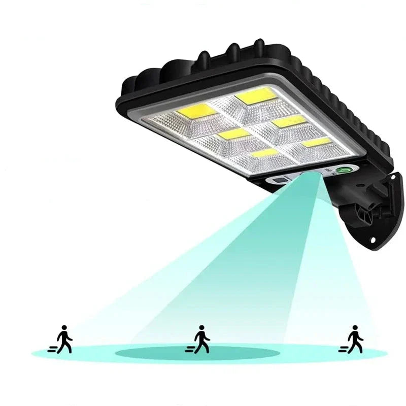 Kit de Reflectores Solares LED 6000 Lúmenes con Sensor de Movimiento – ¡Compra 1 y llévate 4!