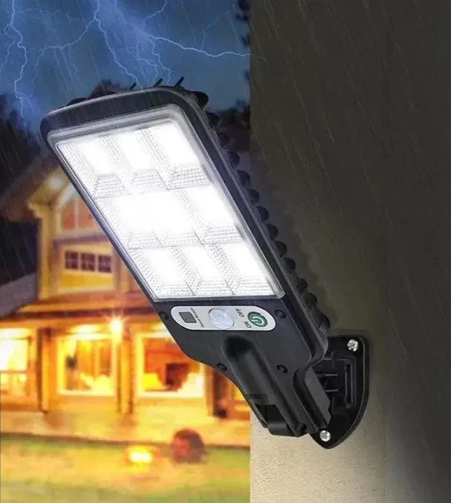 Kit de Reflectores Solares LED 6000 Lúmenes con Sensor de Movimiento – ¡Compra 1 y llévate 4!
